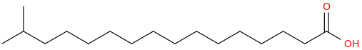Hexadecanoic acid, 15 methyl 